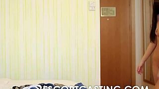 just a milf casting in hotel, sneaking with a client