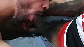 Young guy goes to play and meets a friend