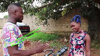 The Mboa Motorcycle Taxi Driver With His Client In The Undergrowth Of The Village Exclusivity On Xvideos