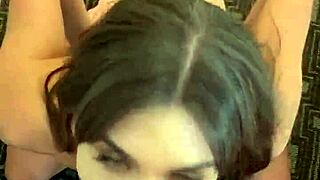 Girlfriend Sucking Step Cousin's Cock