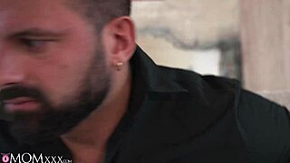 hot raven haired stunner with big tits and juicy big ass gets creampied