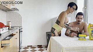 i served stepson breakfast but let him fuck my pussy with big cock