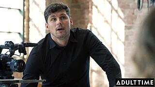 Euro hotties in 3-way audition.