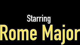 Phat ass babe harmony rose gets her pussy fucked hard by stallion rome major!