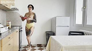 i served stepson breakfast but let him fuck my pussy with big cock