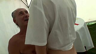 Elegant Blonde Milf Who Likes Refined Fucking in the Hippodrome