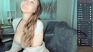 this curvy bimbo chick in costumes needs a good webcam chat cosplay session