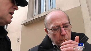 paying for pizza with wife's ass