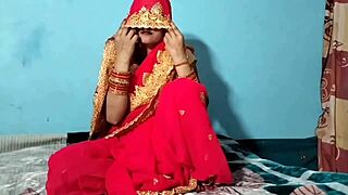 Wedding girl of Hindi produces blowjob