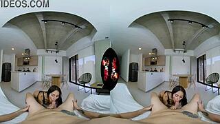 feeling the passion in vr as tiny latina petite body gets intensely fucked