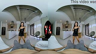 feeling the passion in vr as tiny latina petite body gets intensely fucked