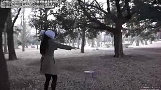 Blindfold fetish with old masked participant