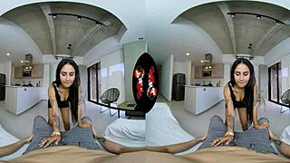 feeling the passion in vr as tiny latina petite body gets intensely fucked