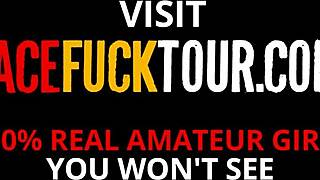 Beautiful Latina doll taking cock deep in throat, wow! 😍