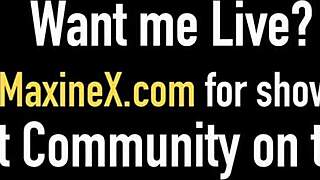 Slutty Maxine X gets her CUNT EATEN and FUCKED by lover