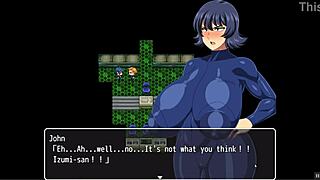 in this hentai game, are those space suits too tight for her huge tits and massive butt?