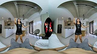 feeling the passion in vr as tiny latina petite body gets intensely fucked