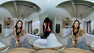 feeling the passion in vr as tiny latina petite body gets intensely fucked