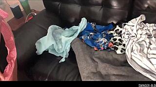 the cosplay milfs and swingers share a cock ring in their amateur pov video