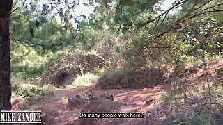 a cute latin teen persuades me for oral in public