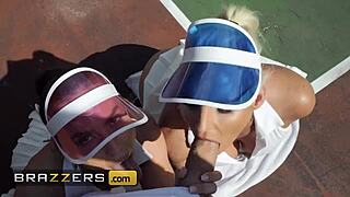 who’s gonna win this cock? phoenix marie & kelsi monroe share it