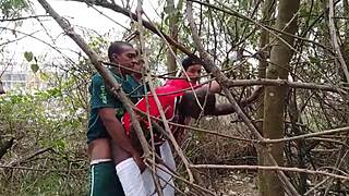 Roludos Transando Gostoso: Gay Sex Scene with Machos Fodendo Hard in the Woods
