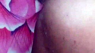 Was bored until that big black cock Christmas present fucked my ass outdoors