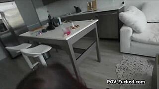 My new family 507 with small tits brunette teen