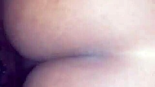 Was bored until that big black cock Christmas present fucked my ass outdoors