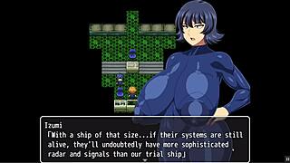 in this hentai game, are those space suits too tight for her huge tits and massive butt?