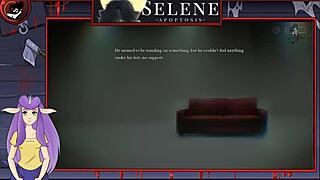 I love Selene's big tits in this lesbian game