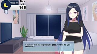 She Felt Horny in the Anime Game with Megu Episode 5