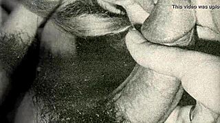 this vintage video has blowjob and hairy beaver scenes 😍