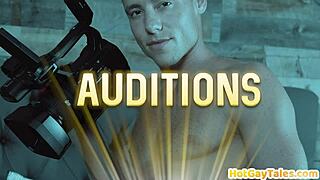 hairy tattooed stud fucked by athletic bf