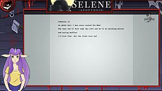 I love Selene's big tits in this lesbian game