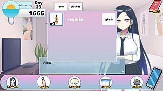 She Felt Horny in the Anime Game with Megu Episode 5