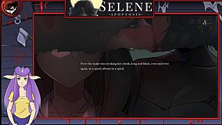 I love Selene's big tits in this lesbian game