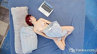 hey, check out hedera helix yanking her minx pussy in this solo masturbation video with natural tits and orgasm