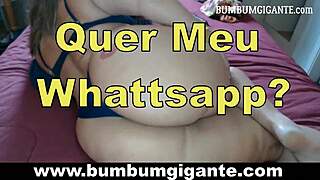 brazilian slut sucks big dick and offers big ass for recording