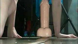 hot teen rubs her holes and cums hard after striptease 😈