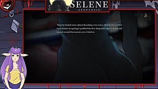 I love Selene's big tits in this lesbian game
