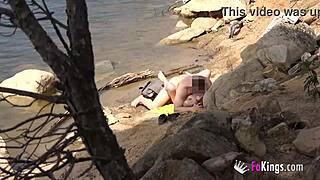 i caught this redhead jade nymph fucking by the lake, it was so hot!!