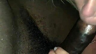 pawg teasing with her mouth on big black cock