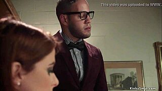 Wow! Blonde Lezdom OTK Spanks Redhead Slave Hard in Wild Domination Session. Tied Up and Choking, She Submits!