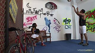 Only An Extra Hard Bbc Makes Her Pussy Sing And The Ebony Loves It