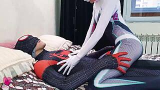 yo, check this spider-man parody with miles morales banging gwen stacy hard!