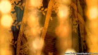 Sweet Asian Indian Princess Dancing in Exotic Striptease