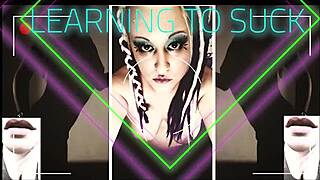 Horny stepsister teaches cock sucking, but only to watch you do it?