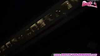 walk with cum on face german facial public