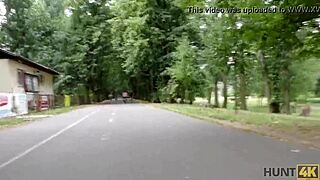 Cuckold Feels Betrayed Watching Girlfriend Fuck Friend For Cash In Park